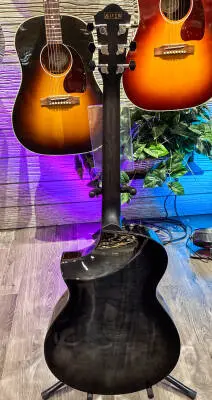 Ibanez - AEWC400 Acoustic/Electric Guitar - Transparent Black Sunburst High Gloss 2